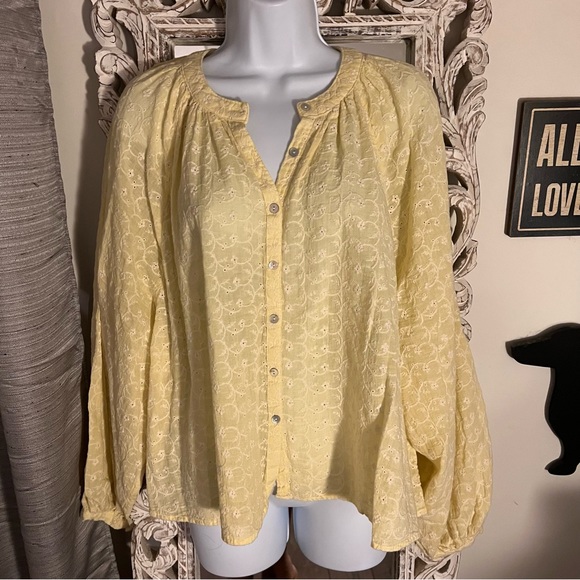 Free people eyelet blouse - Picture 2 of 13